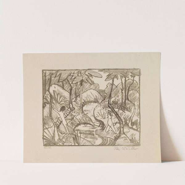 Forest Landscape (1921–22) by Otto Mueller