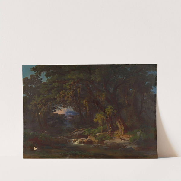 Forest Landscape in the Roman Mountains by Johann Jakob Frey