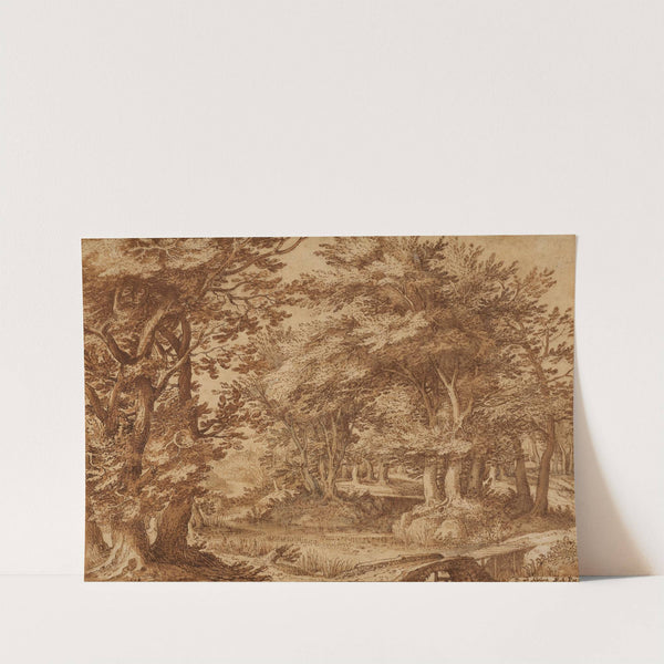 Forest Landscape with a Distant Castle (1608) by Denys van Alsloot