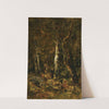 Forest Landscape With Figure by László Paál