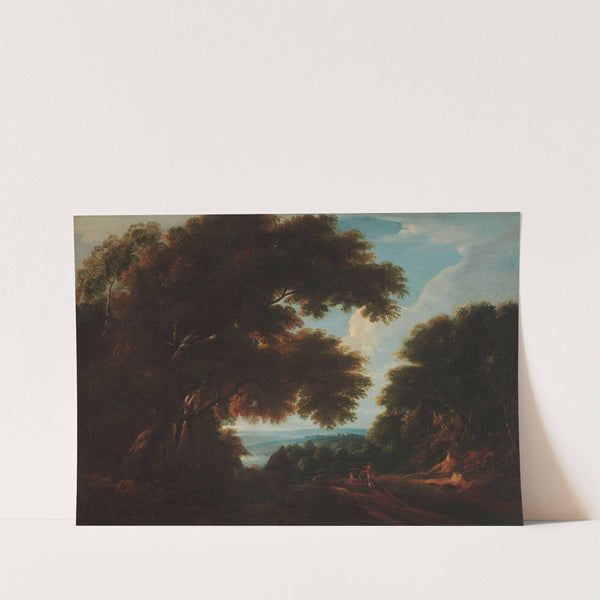 Forest landscape with figures by Jacques d'''Arthois