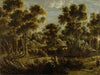 Forest Landscape with Village