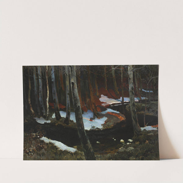 Forest rivulet by Ferdynand Ruszczyc