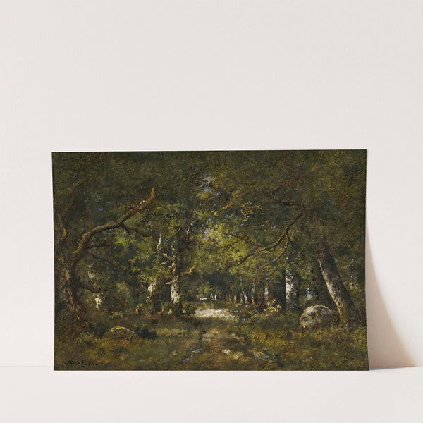 Forest Scene by Narcisse-Virgile Diaz de La Peña