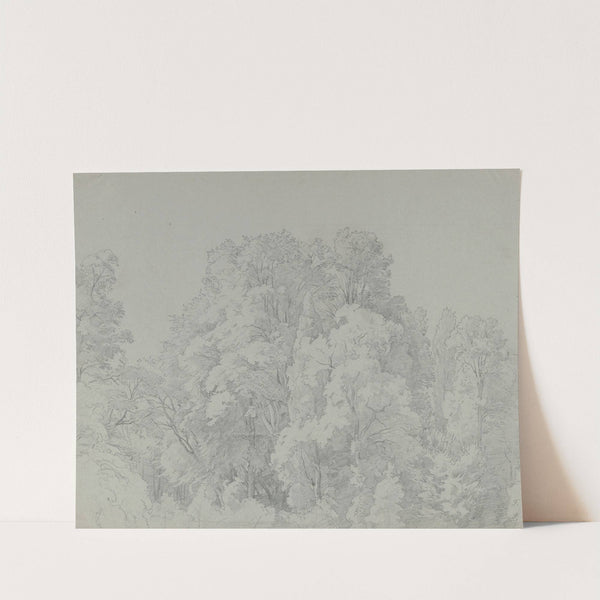 Forest section by Johann Wilhelm Schirmer