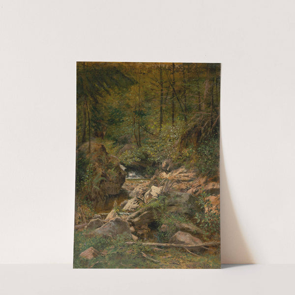 Forest Stream by Eduard Majsch