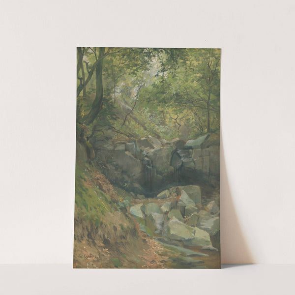 Forest stream (1895–1900) by Ľudovít Čordák
