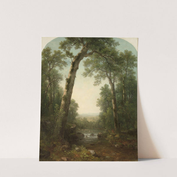 Forest Stream with Vista (1872) by Asher Brown Durand