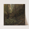 Forest Study by Hans Gude