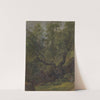 Forest Study from Numedal (1848) by Adolph Tidemand