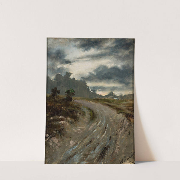 Forest track by Franciszek Władysław Sandecki