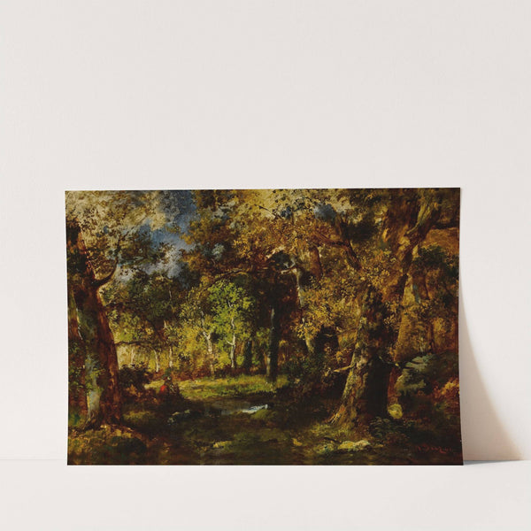 Fôret de Fontainebleau (1867) by Narcisse-Virgile Diaz de La Peña