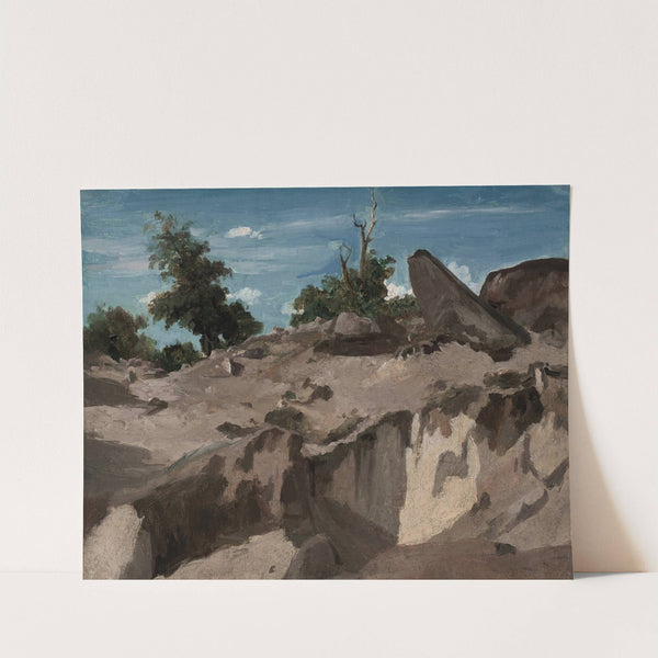 Forêt de Fontainebleau – Au plateau brûlé by Jean-Baptiste-Camille Corot