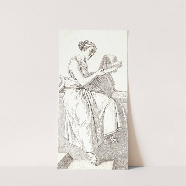 Fornuften Allegorisk figur (1830) by Christoffer Wilhelm Eckersberg