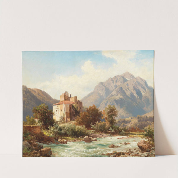 Forst Castle On The Adige Near Merano by Alois Kirnig