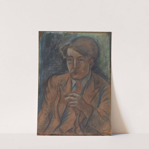 Forstudie til portræt af maleren og grafikeren Søren Hjorth Nielsen by John Christensen