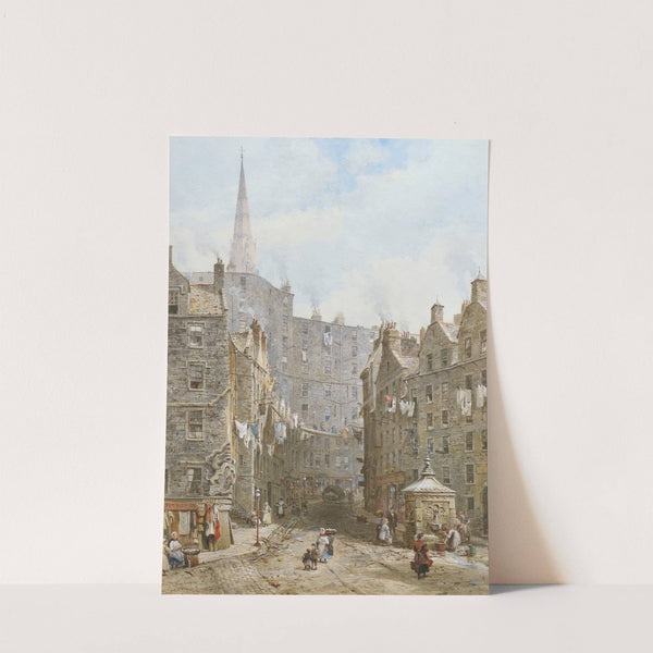 Fort at the West Bow, Edinburgh by Louise Rayner