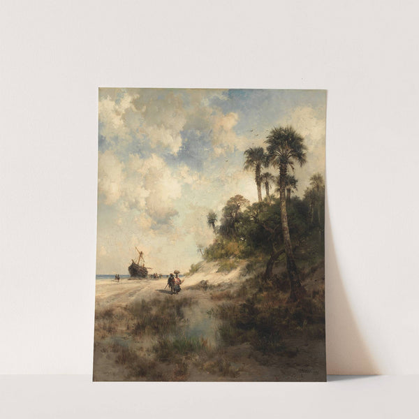 Fort George Island, Florida by Thomas Moran