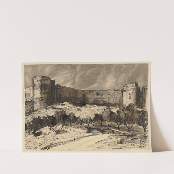 Fort Saint-André in Villeneuve-les-Avignon by Hermann Lismann