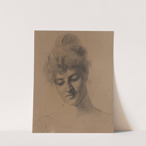 Fortunati, een Italiaans model by Thérèse Schwartze