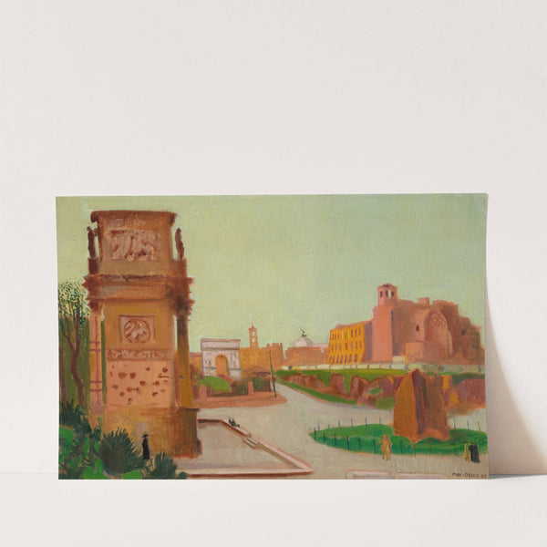Forum, l’Arc de Constantin (1928) by Maurice Denis