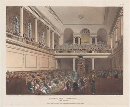 Foundling Hospital, The Chapel (1808)