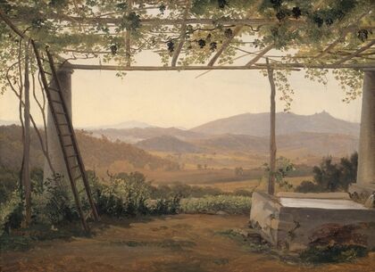 Fountain and Pergola in Italy
