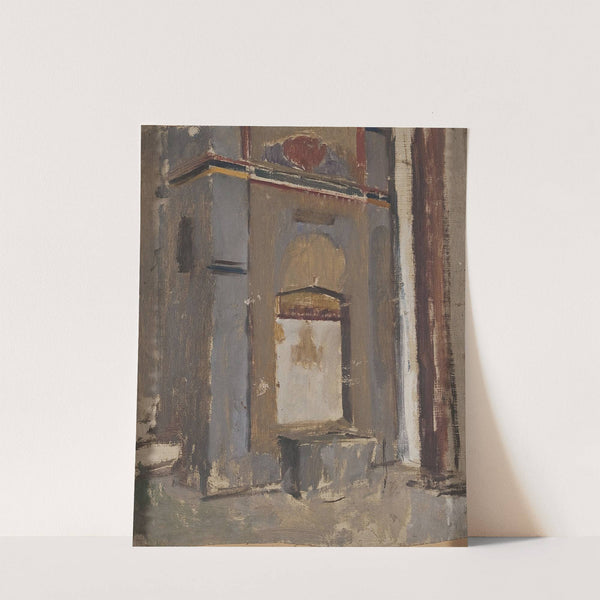 Fountain in the khan’s palace in Bakhchisaray. From the journey to Crimea between 1887 and 1899 by Jan Ciągliński
