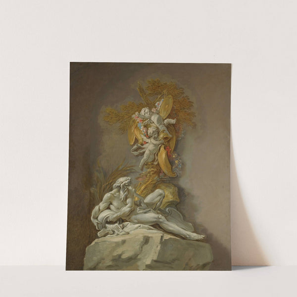 Fountain Study by François Boucher