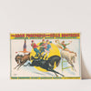 Four champion jockey bareback riders (1900) by Courier Litho. Co.