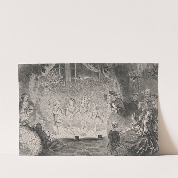 Four Children on a Stage by Adelaide Claxton