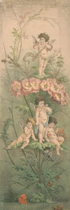 four cupids in the forest (1900)