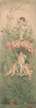 four cupids in the forest (1900)