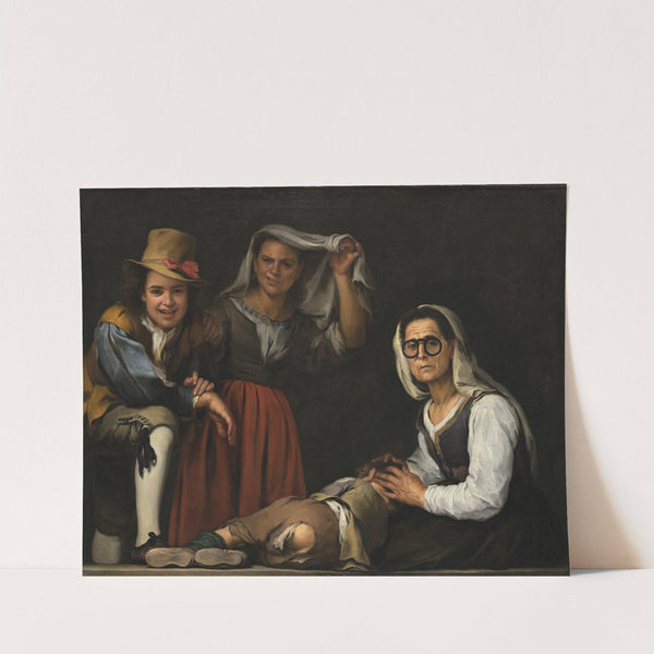 Four Figures On A Step (C.1655) by Bartolomé Estebán Murillo