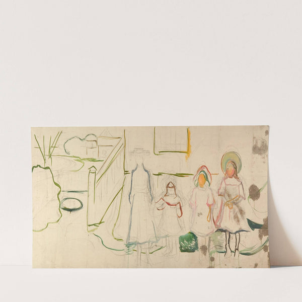 Four Girls in Åsgårdstrand (1922) by Edvard Munch