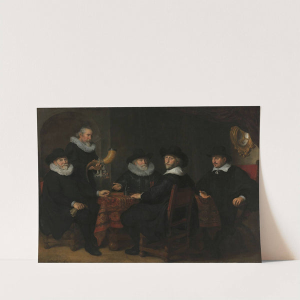 Four Governors of the Arquebusiers' Civic Guard, Amsterdam, 1642 by Govert Flinck