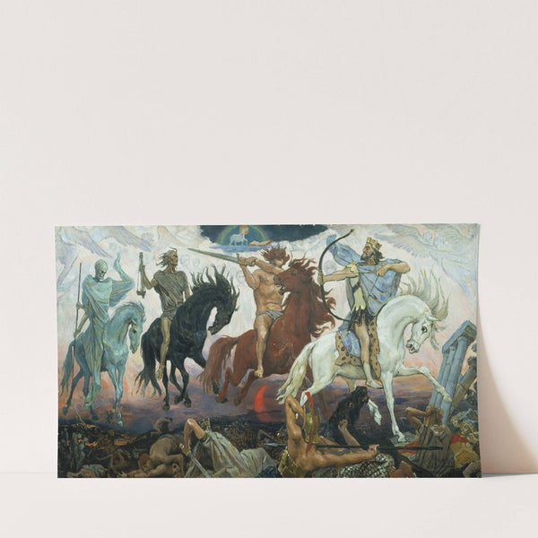 Four Horsemen of the Apocalypse (1887) by Victor Mikhailovich Vasnetsov