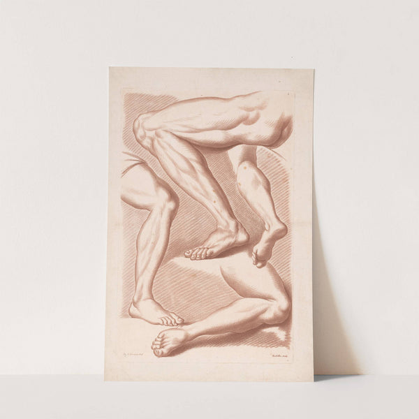 Four legs in various poses (1749-1849) by Louis-François Roubiliac