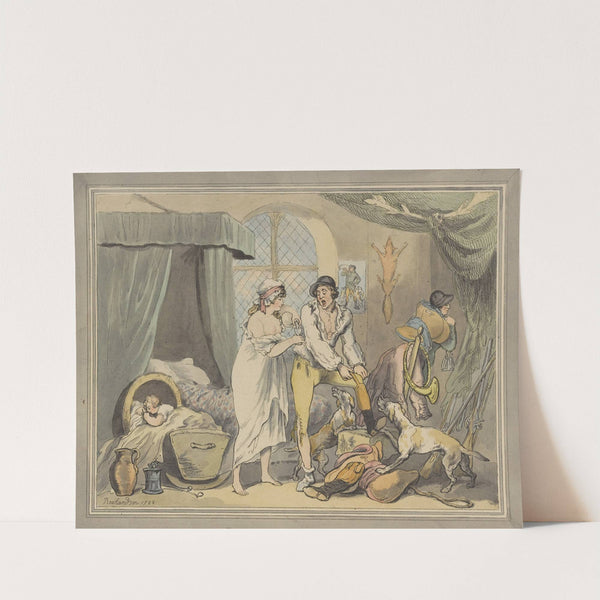 Four o’clock in the country (1790) by Thomas Rowlandson