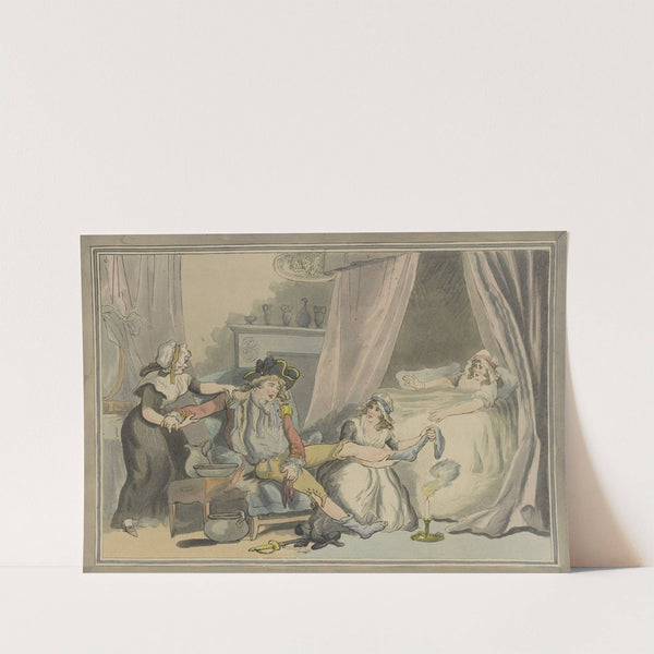Four o’clock in town (1790) by Thomas Rowlandson