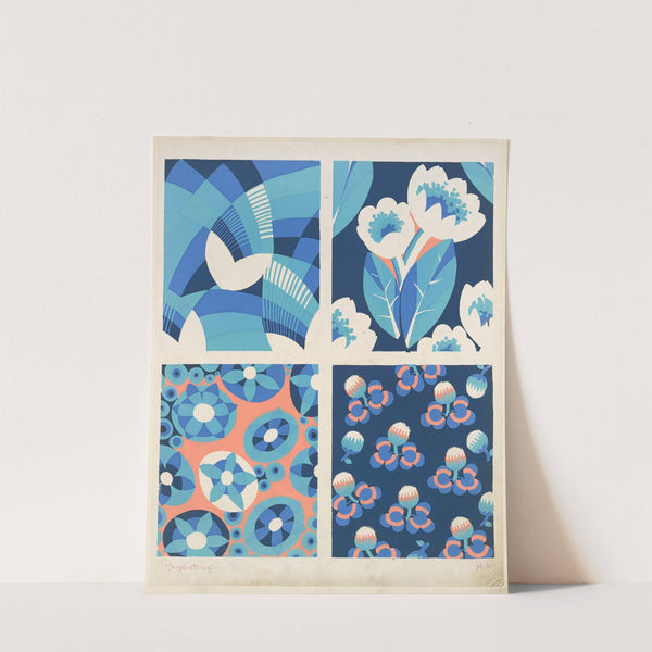 Four plant form compositions 3 by André Durenceau