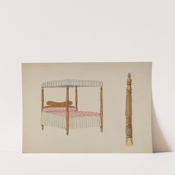 Four Post Bed by David S. De Vault