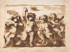 Four Putti on Clouds