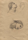 Four Studies of the Head of a Young Italian Woman (1856)