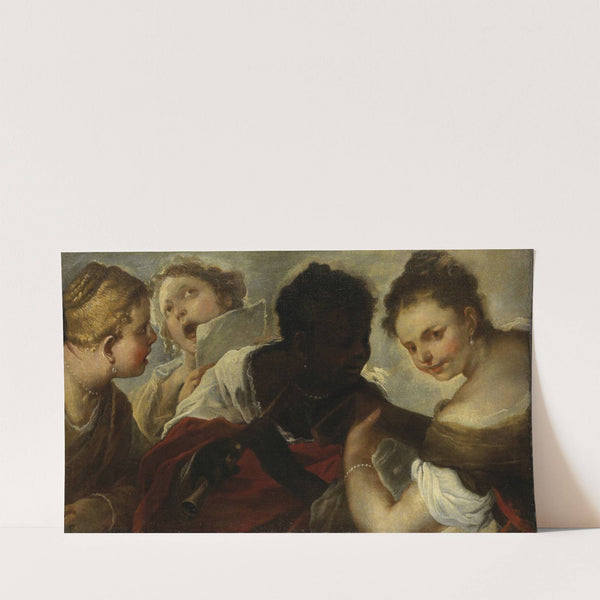 Four Women making Music (1658 - 1660) by Luca Giordano