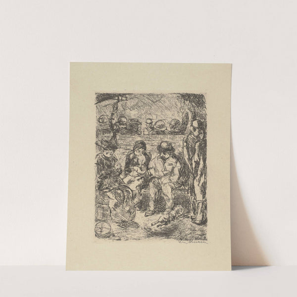 Fourth Class II (1913) by Max Beckmann