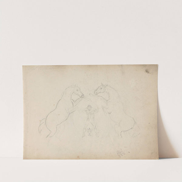 Fourty-three Studies of Horses and Riders Pl.01 by Sawrey Gilpin