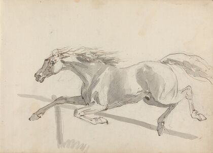 Fourty-three Studies of Horses and Riders Pl.04