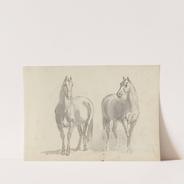 Fourty-three Studies of Horses and Riders Pl.15 by Sawrey Gilpin