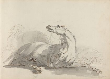 Fourty-three Studies of Horses and Riders Pl.17